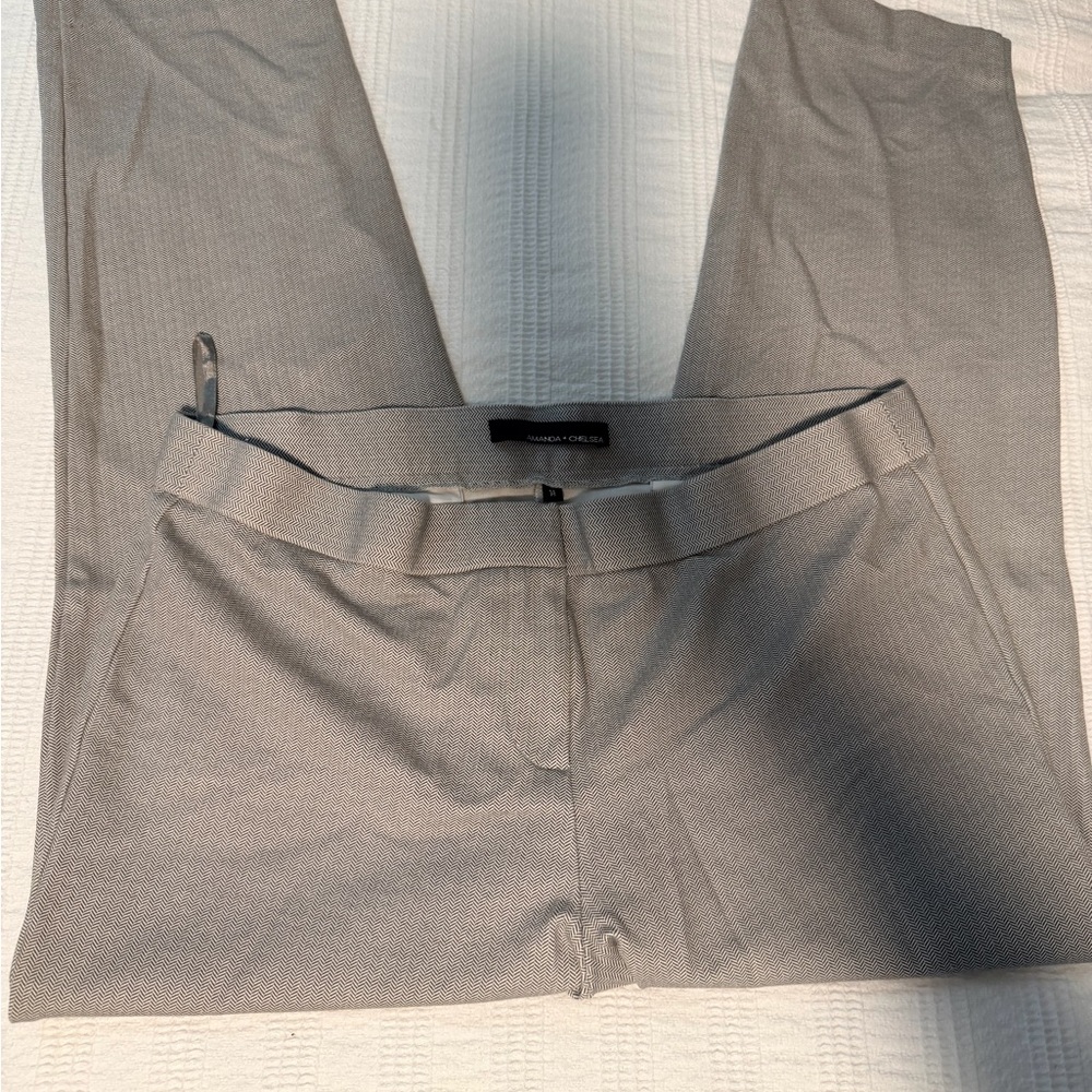 Amanda & Chelsea Women's Gray Straight Leg Pants